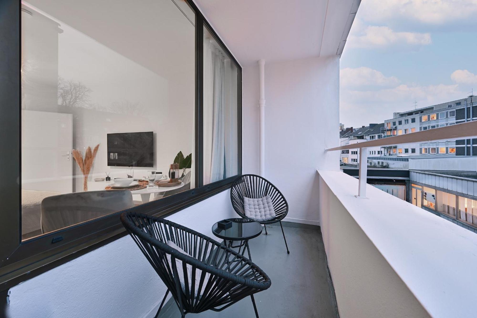 Goodliving Apartments Studio Mit Balkon & Netflix Essen Exterior foto
